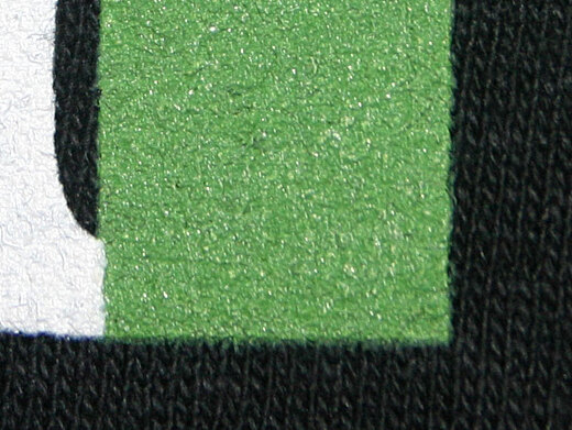 Plastisol Ink Sitting on Top of Fabric
