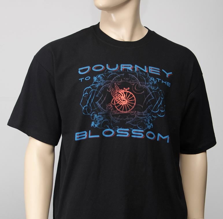 Journey to the Blossom - 2 color discharge print