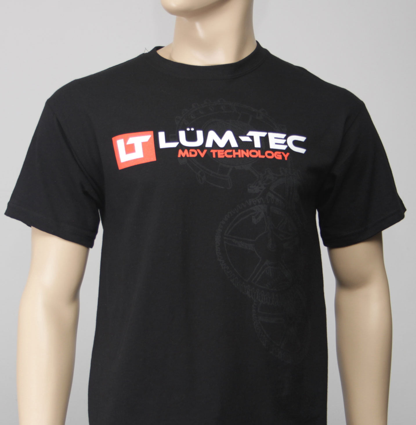 LUMTEC Logo With Ghost Print and Glow in the Dark Ink